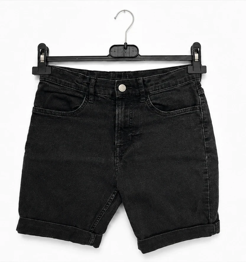 Short en jean noir H&M slim – 12/13 ans